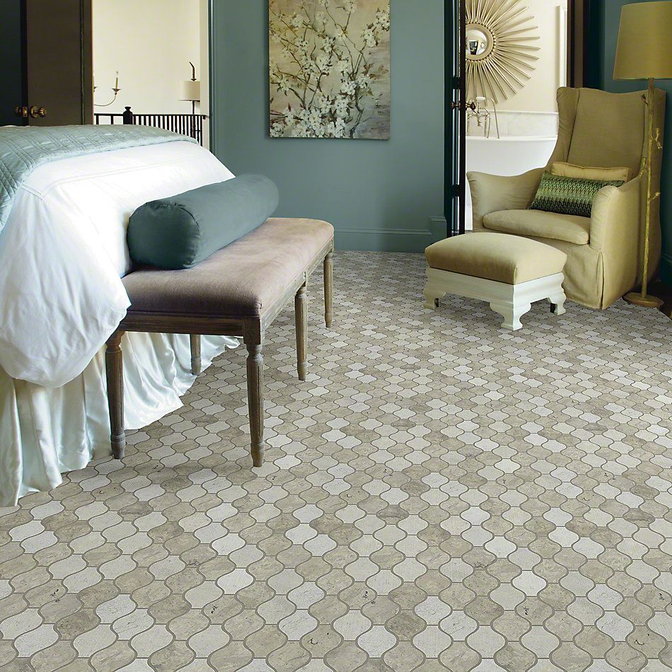 Shaw Floors Ceramic Solutions Boca Ornament Thala Gray 00510_CS27X