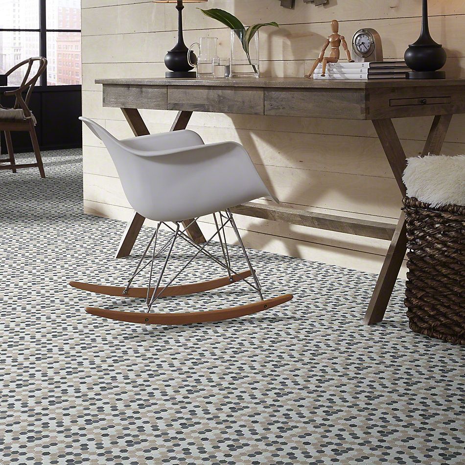 Shaw Floors Ceramic Solutions Geoscapes Hexagon Warm Blend 00520_CS50V