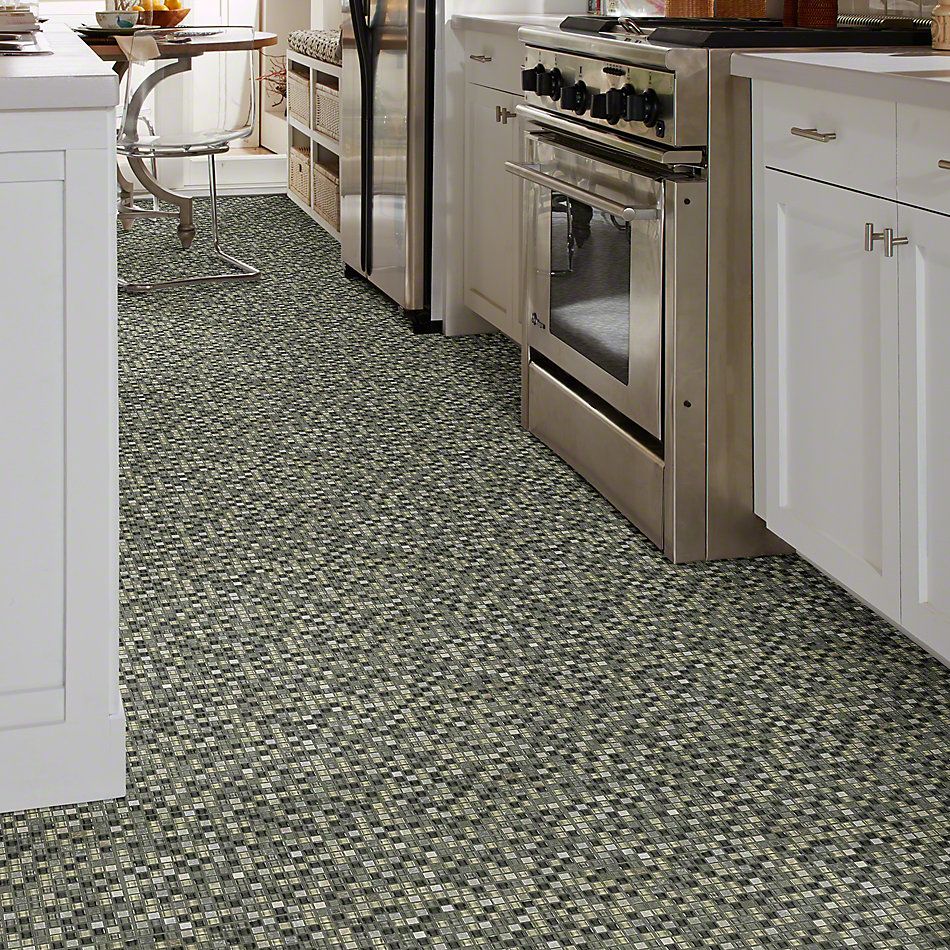 Shaw Floors Ceramic Solutions Awesome Mix 5/8’s Mosaic Silver Aspen 00525_CS36X