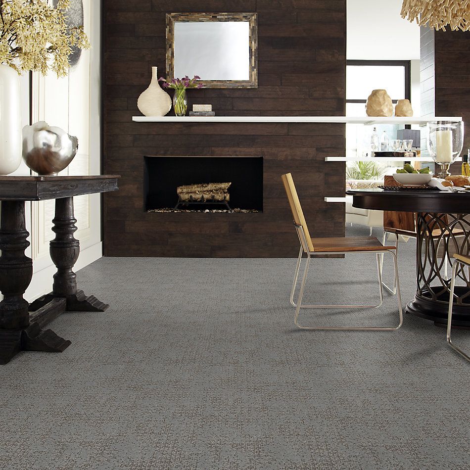 Shaw Floors Caress By Shaw Artistic Presence Grounded Gray 00536_CC73B