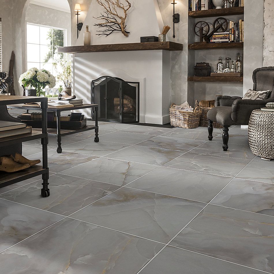 Shaw Floors Ceramic Solutions Gemstone 24×24 Matte Dark Grey 00550_335TS