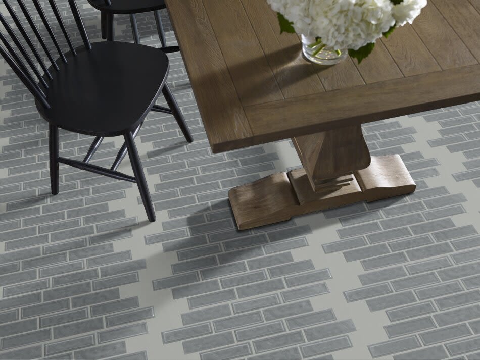 Shaw Floors Ceramic Solutions Geoscapes Random Linear Dark Grey 00550_CS45X