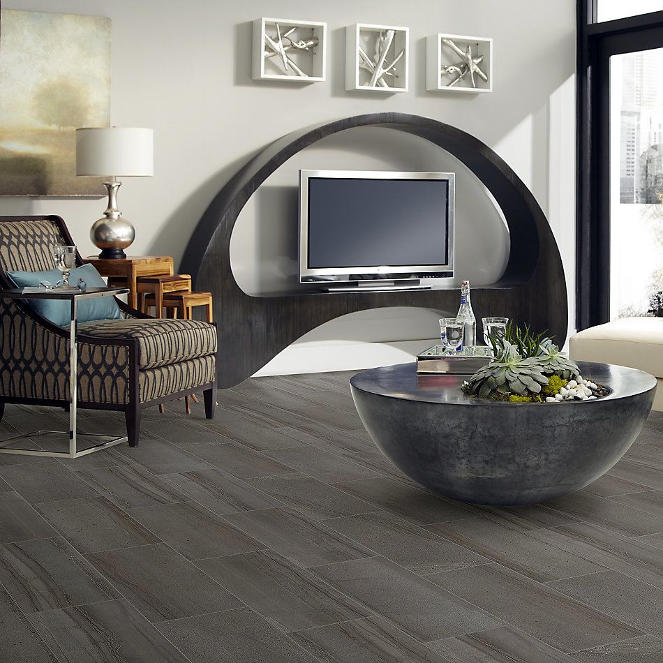 Shaw Floors Home Fn Gold Ceramic Pantheon 12×24 Matte Coal 00550_TG06A