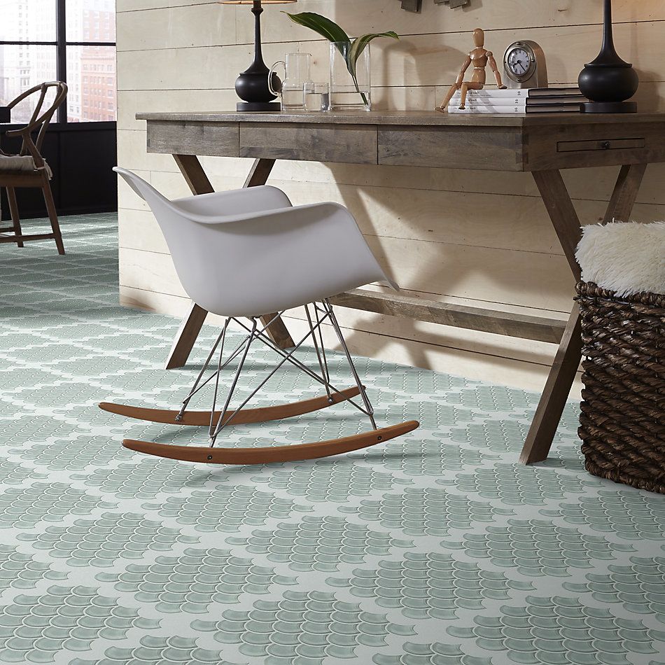 Shaw Floors Toll Brothers Ceramics Principal Fan Glass Mosaic Shadow 00550_TL79B