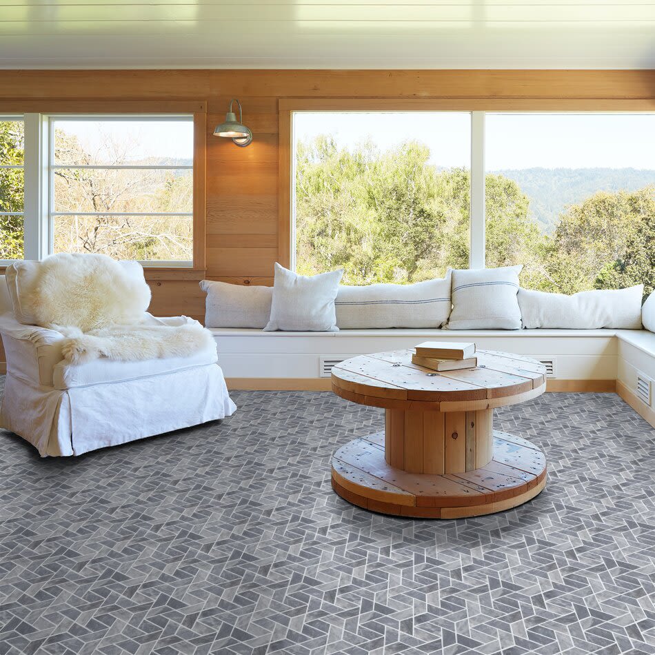 Shaw Floors Ceramic Solutions Chateau Double Hexagon Mosaic Bardiglio Cloud 00555_380TS