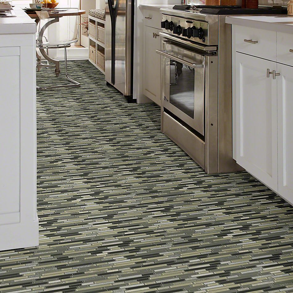 Shaw Floors SFA Marvelous Mix Linear Mosaic Silver Aspen 00555_SA987