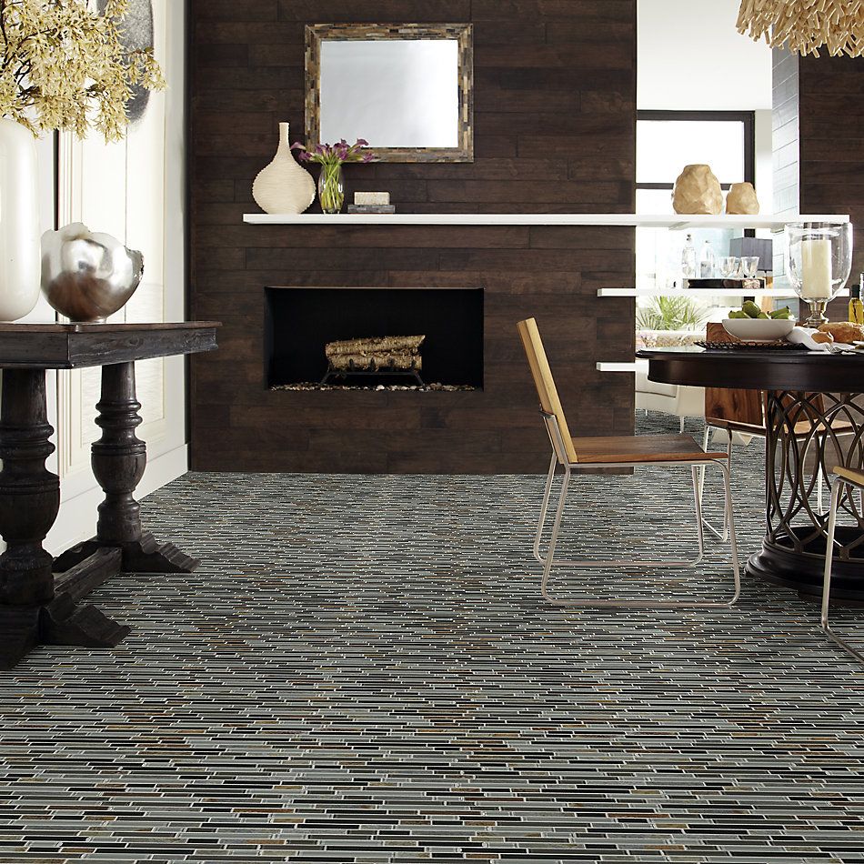 Shaw Floors Home Fn Gold Ceramic Awesome Mix Random Linear Mosi Smoky Mica 00565_TG63B