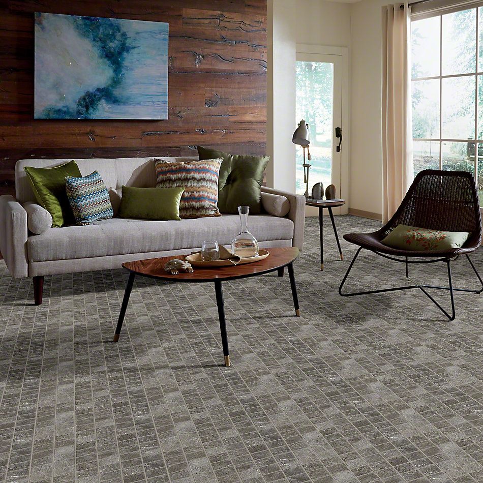 Shaw Floors Ceramic Solutions Oasis Mosaic Dark Grey 00570_CS97Q