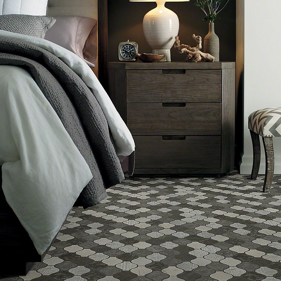 Shaw Floors Ceramic Solutions Boca Ornament Milly Gray 00590_CS27X
