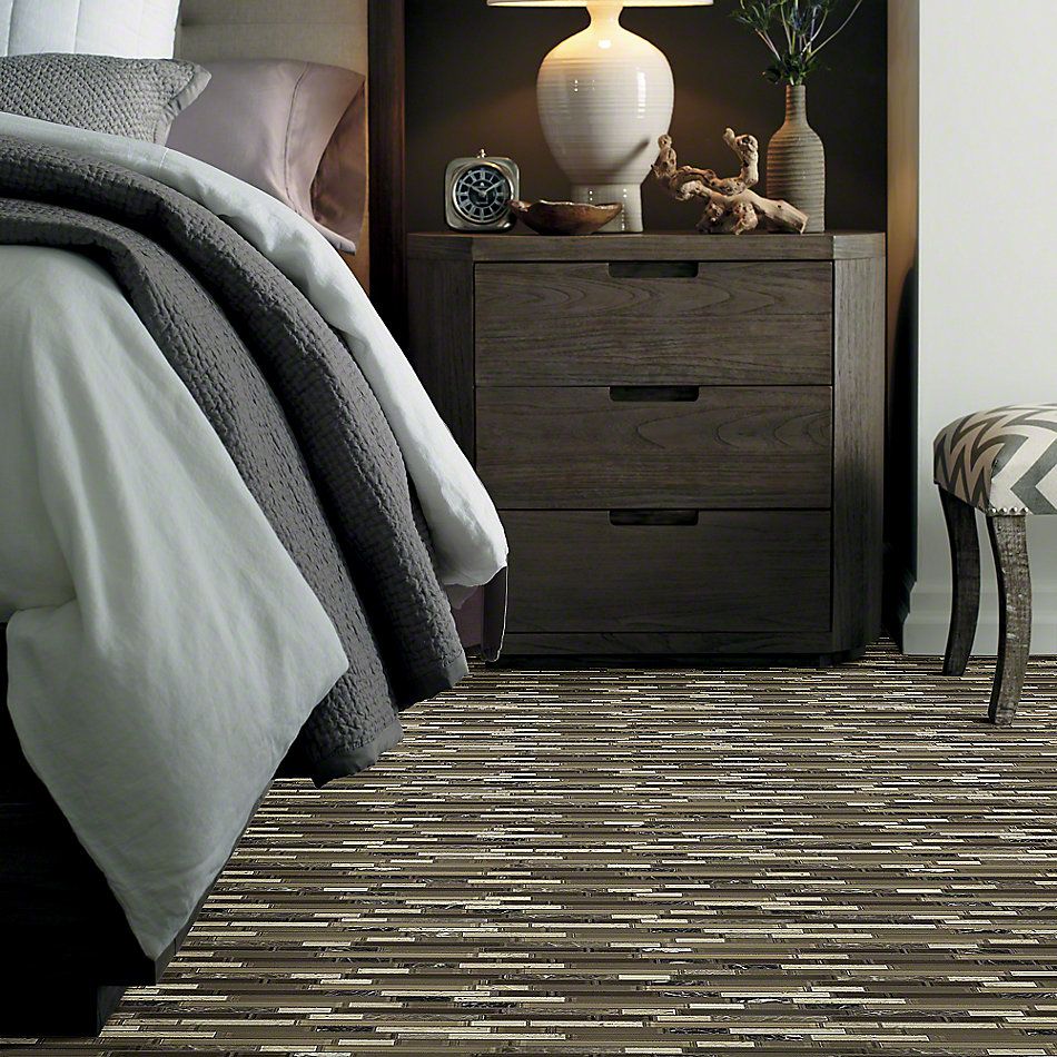 Shaw Floors SFA Marvelous Mix Linear Mosaic Cappuccino 00700_SA987
