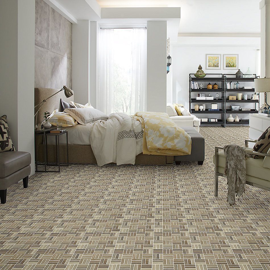 Shaw Floors Home Fn Gold Ceramic Revolution Mosaic Walnut 00700_TGJ71
