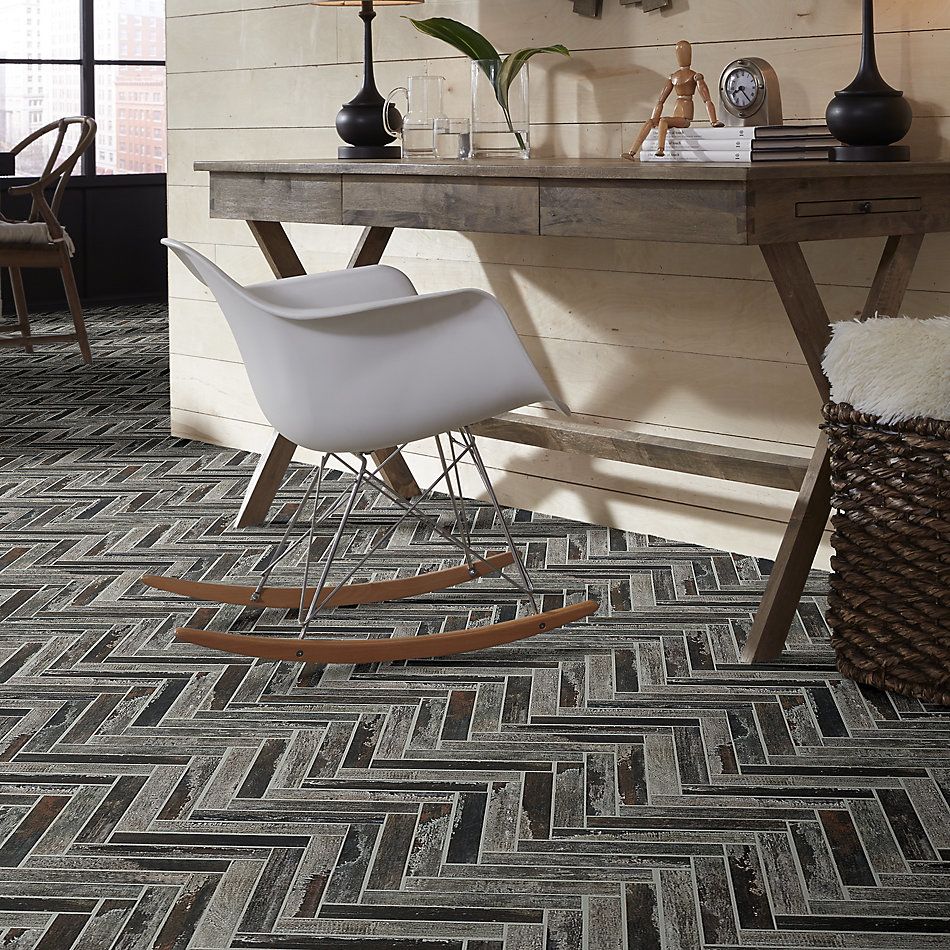 Shaw Floors Ceramic Solutions Fusion Herringbone Mosaic Copper 00751_190TS