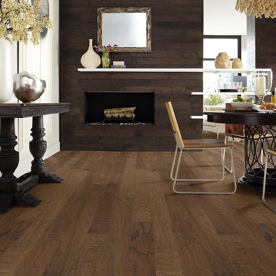 Shop Shaw Floors Home Fn Gold Hardwood Nottoway Hickory II - 5" Warm