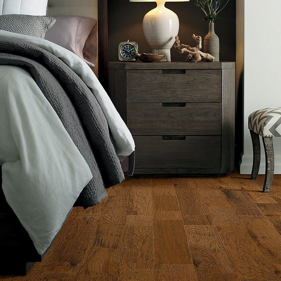 Shaw Floors Shaw Hardwoods Stone Bluff Hickory Warm Sunset 00879_LS400