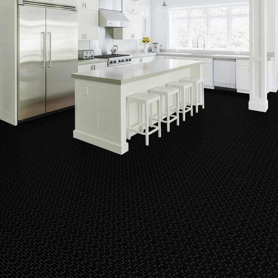 Shaw Floors Ceramic Solutions Geoscapes Random Linear Black 00900_CS45X