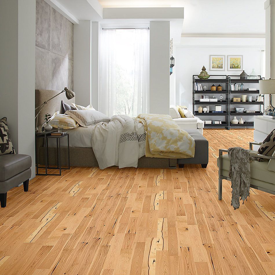 Shaw Floors Home Fn Gold Hardwood Kingston Hickory Coat Of Arms 00993_HW486