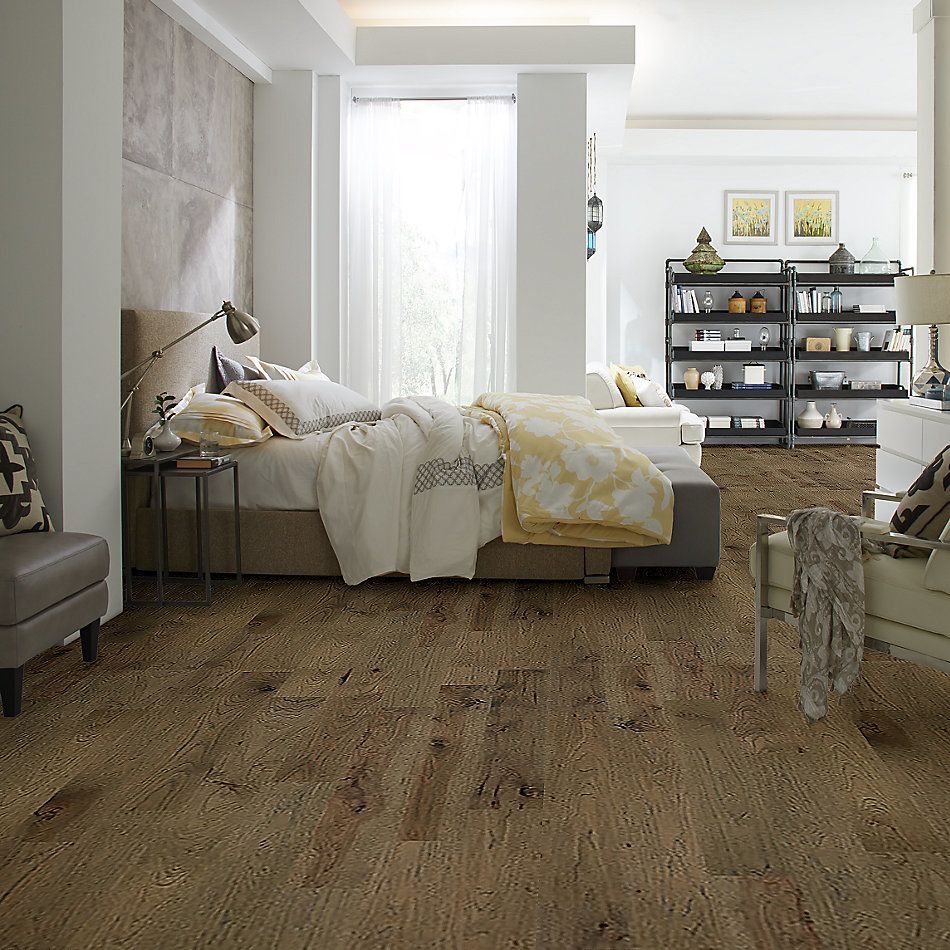 Shaw Floors Home Fn Gold Hardwood Kingston Hickory Romanesque 07018_HW486
