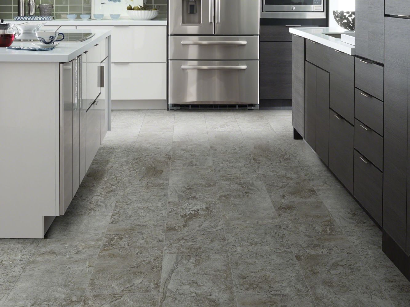 Shaw Floors Resilient Residential Paragon Tile Plus Slate 05063_1022V