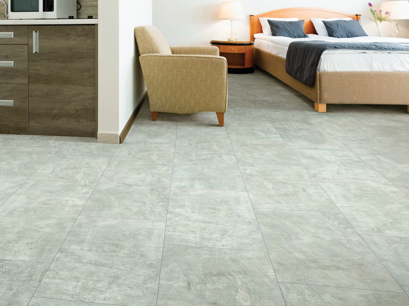 Resilient Residential Intrepid Tile Plus Shaw Floors  Graphite 05001_2026V