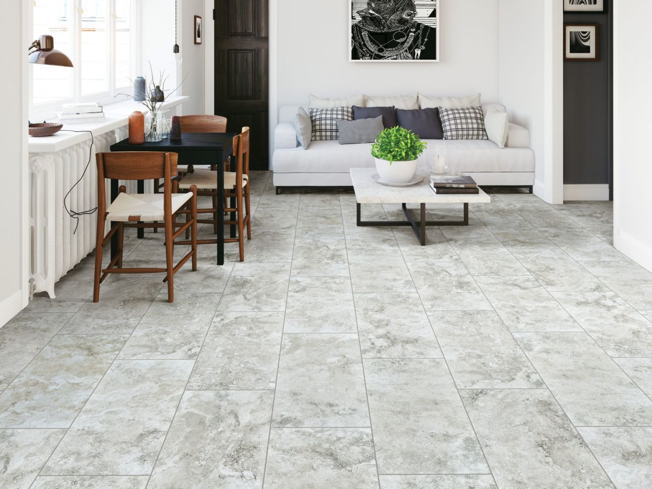 Shaw Floors Ceramic Solutions Stonework Mosaic Grey 00500_263TS