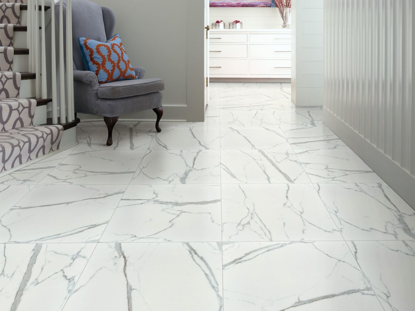 Shaw Floors Ceramic Solutions Universe Mosaic Carrara 00150_265TS