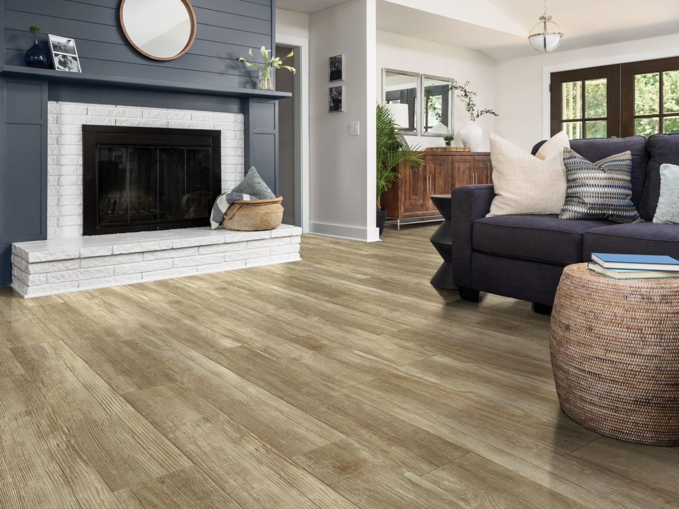 Shaw Floors Resilient Residential Tenacious Hd+ Accent Olive Branch 07082_3011V