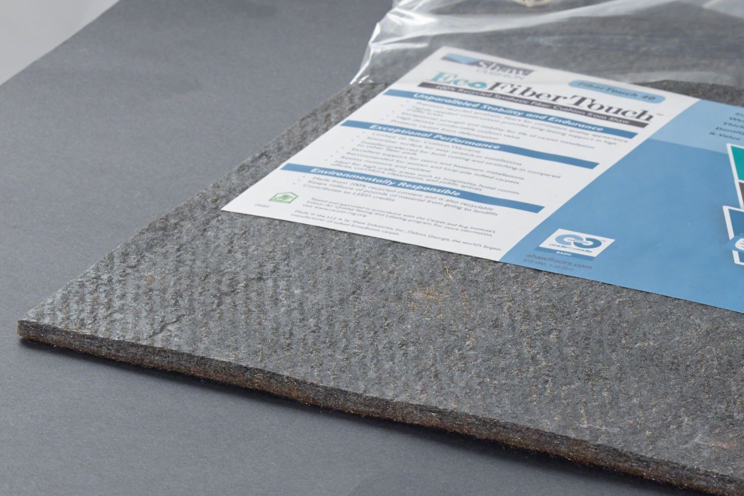 Shaw Floors Eco Edge Cushion Fibertouch 40-12 Grey 00001_403FT