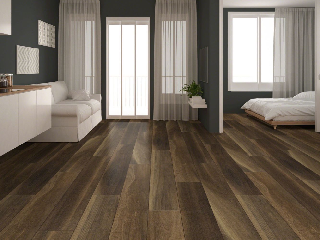 Shaw Floors Resilient Residential Whiskey Oak 720c Plus Ravine Oak 00798_516SA