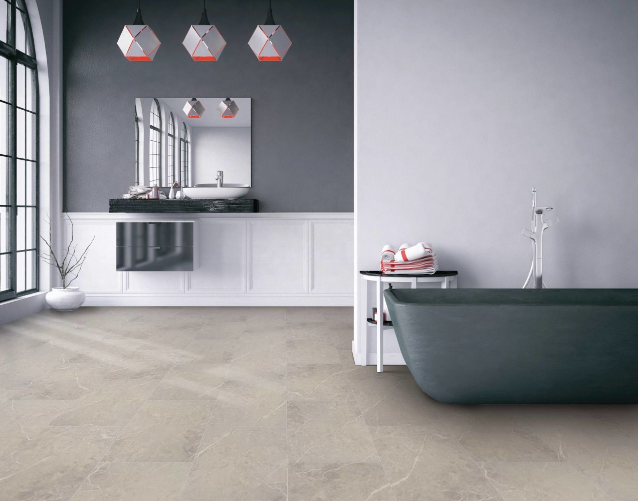 Shaw Floors Resilient Residential Ct Stone 18x24m Minerva 18248_567CT