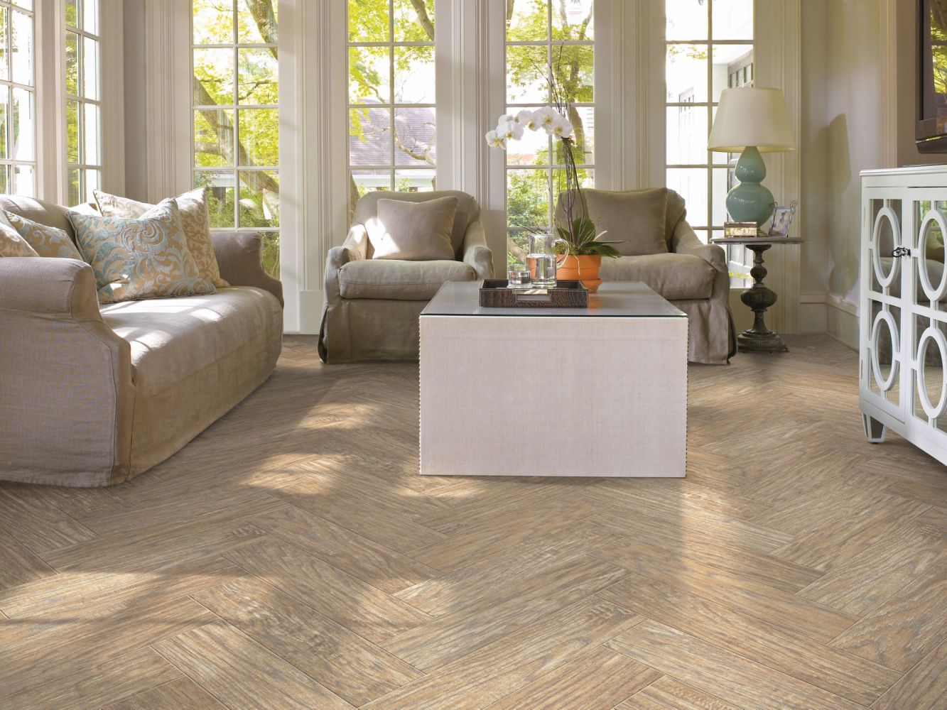 Shaw Floors Ceramic Solutions Petrified Hickory 6×36 Relic 00500_CS36M