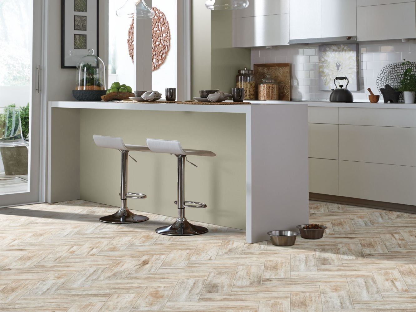 Shaw Floors Ceramic Solutions Olympia Plank White 00100_CS68Q