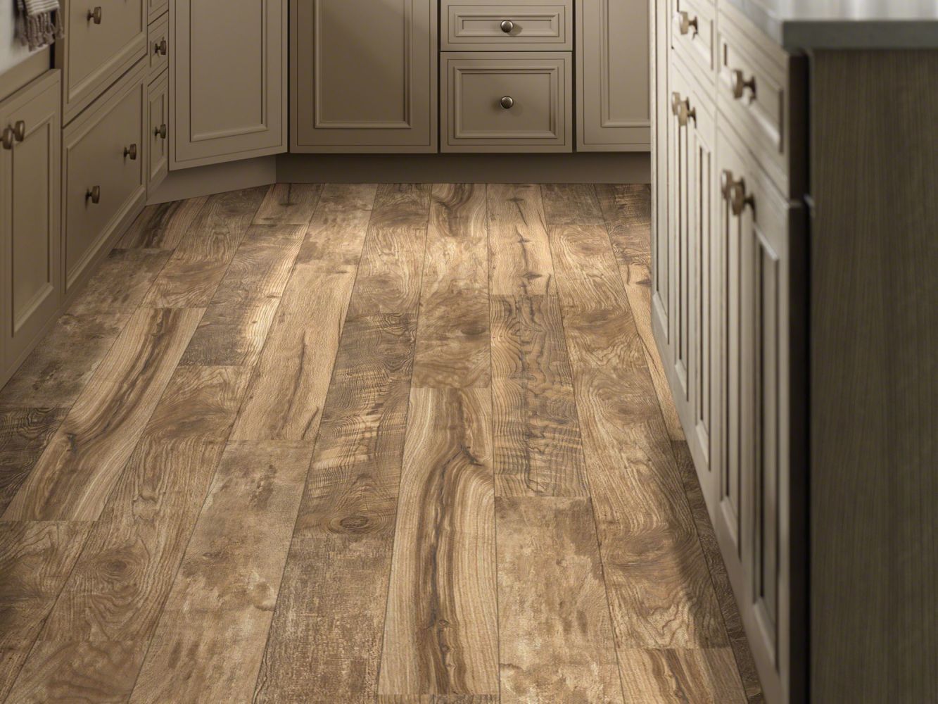 Shop Shaw Floors Home Fn Gold Laminate Apison Composed Gold 02015_HL106 ...