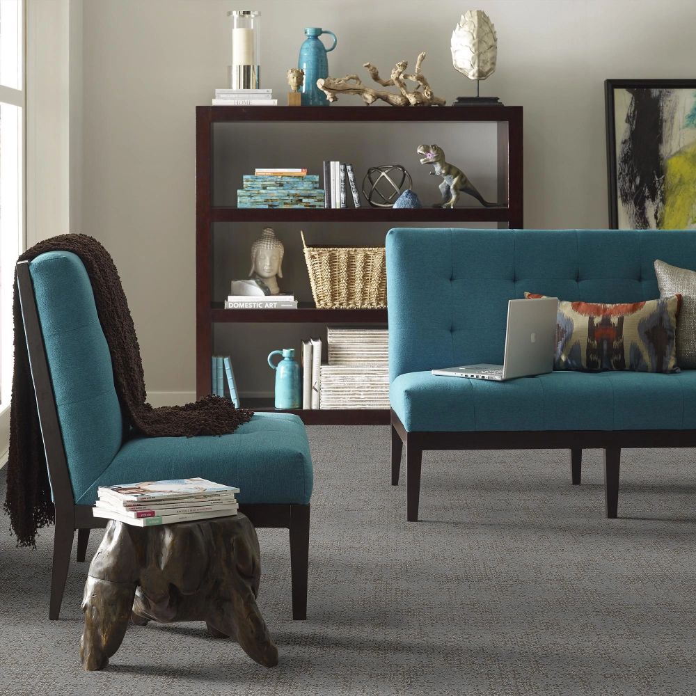 Shaw Floors Caress By Shaw Artistic Presence Grounded Gray 00536_CC73B