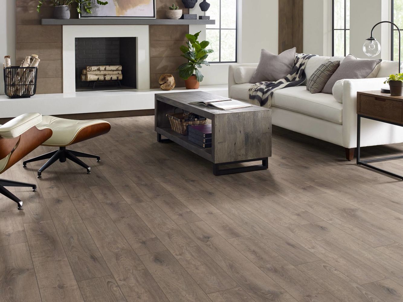 Shaw Floors Pulte Home Hard Surfaces Pebble Chase Smokehouse Grey 05054_PW216