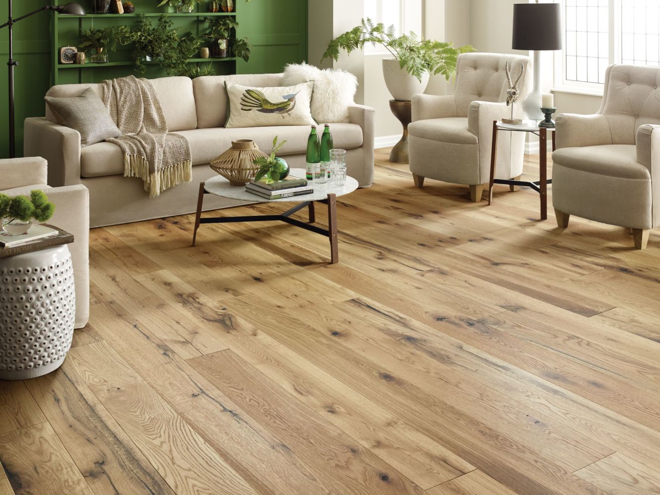 Shaw Floors Repel Hardwood Reflections White Oak Natural 01079_SW661