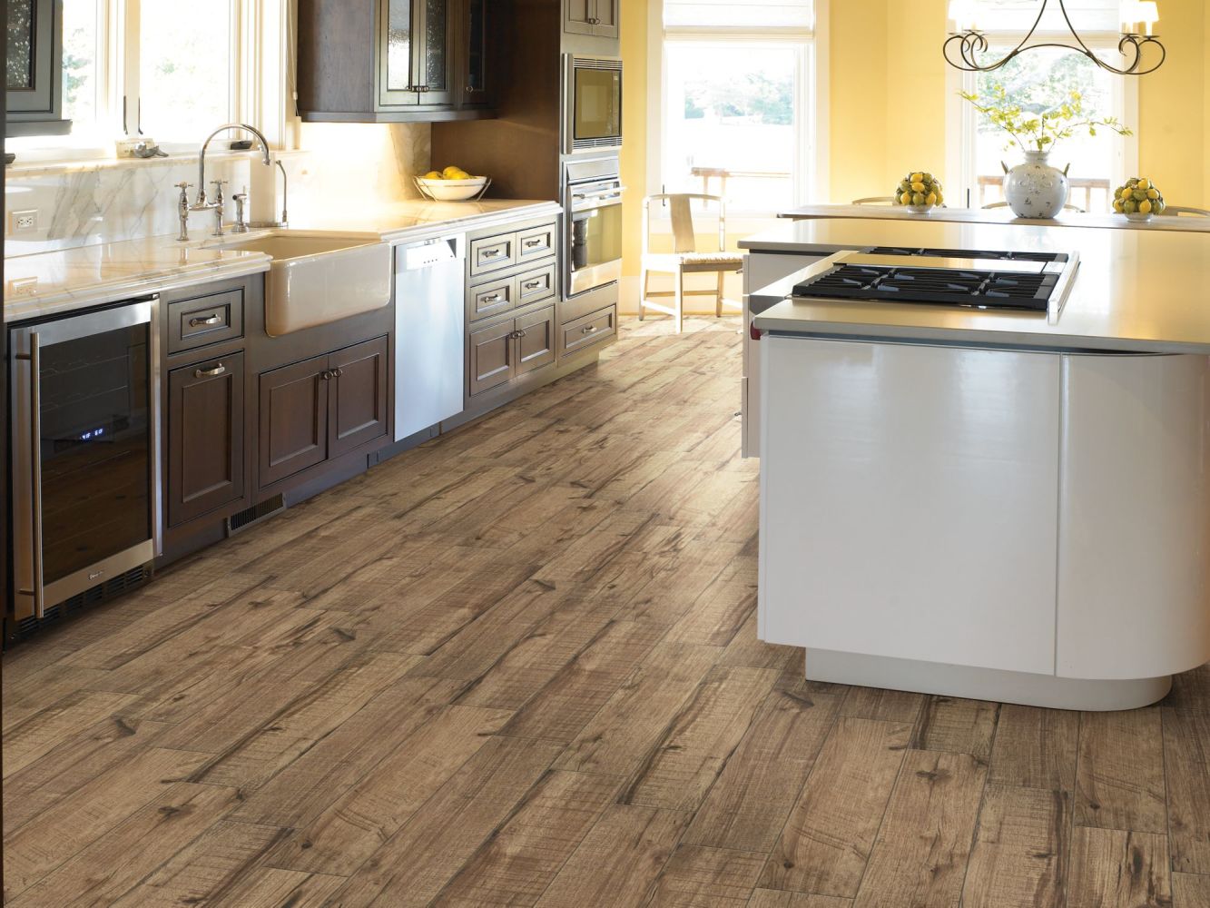 Shaw Floors Home Fn Gold Ceramic Denali 6×36 Pecan 00750_TGM80