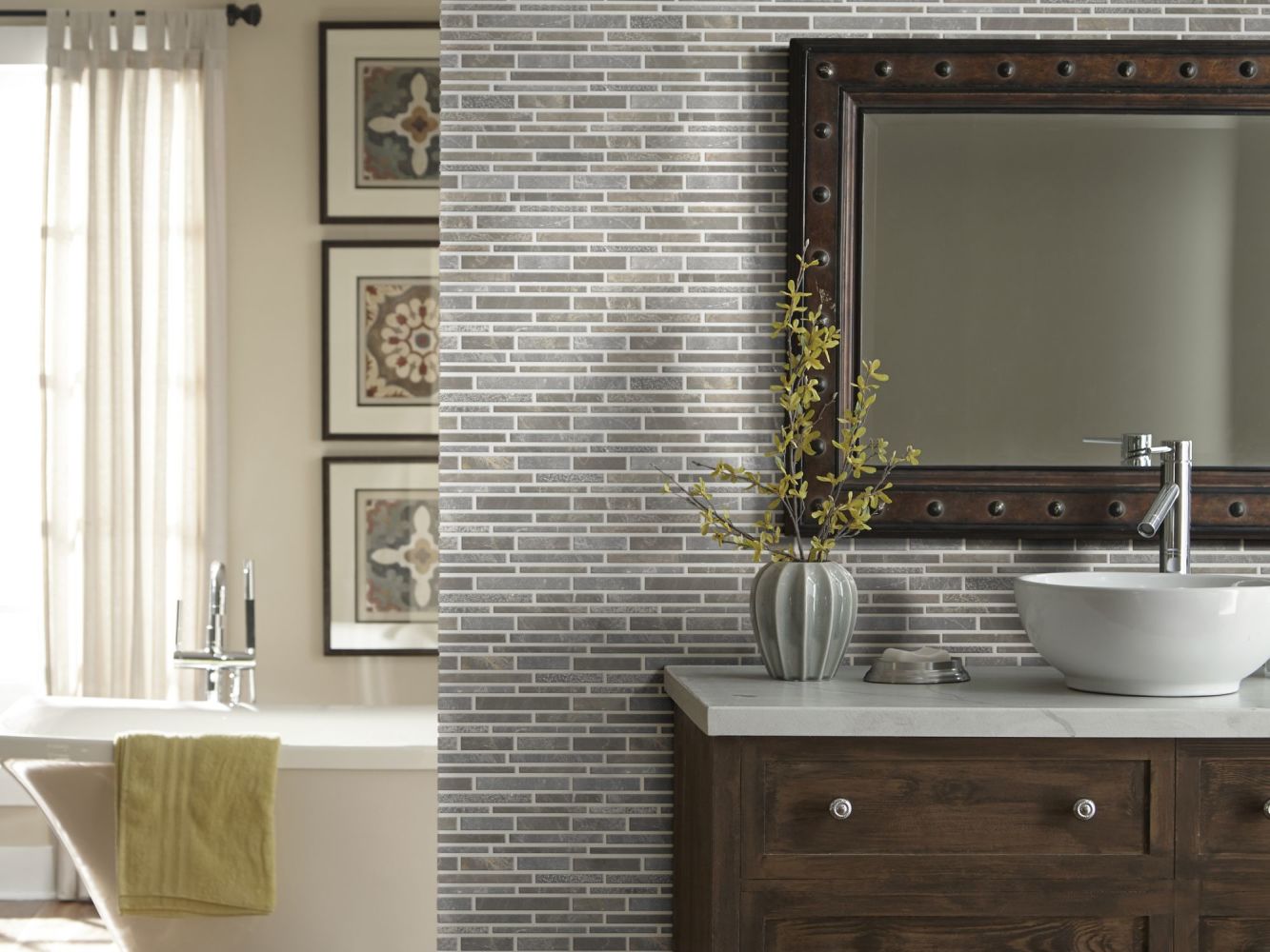 Shaw Floors Home Fn Gold Ceramic Del Ray Random Linear Textured Lagoon 00510_TGN15