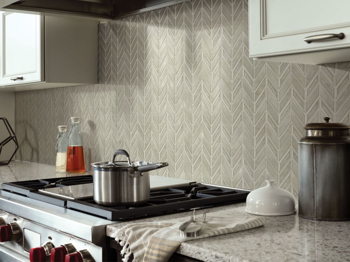 Shaw Floors Toll Brothers Ceramics Geoscapes Chevron Taupe 00250_TL46C