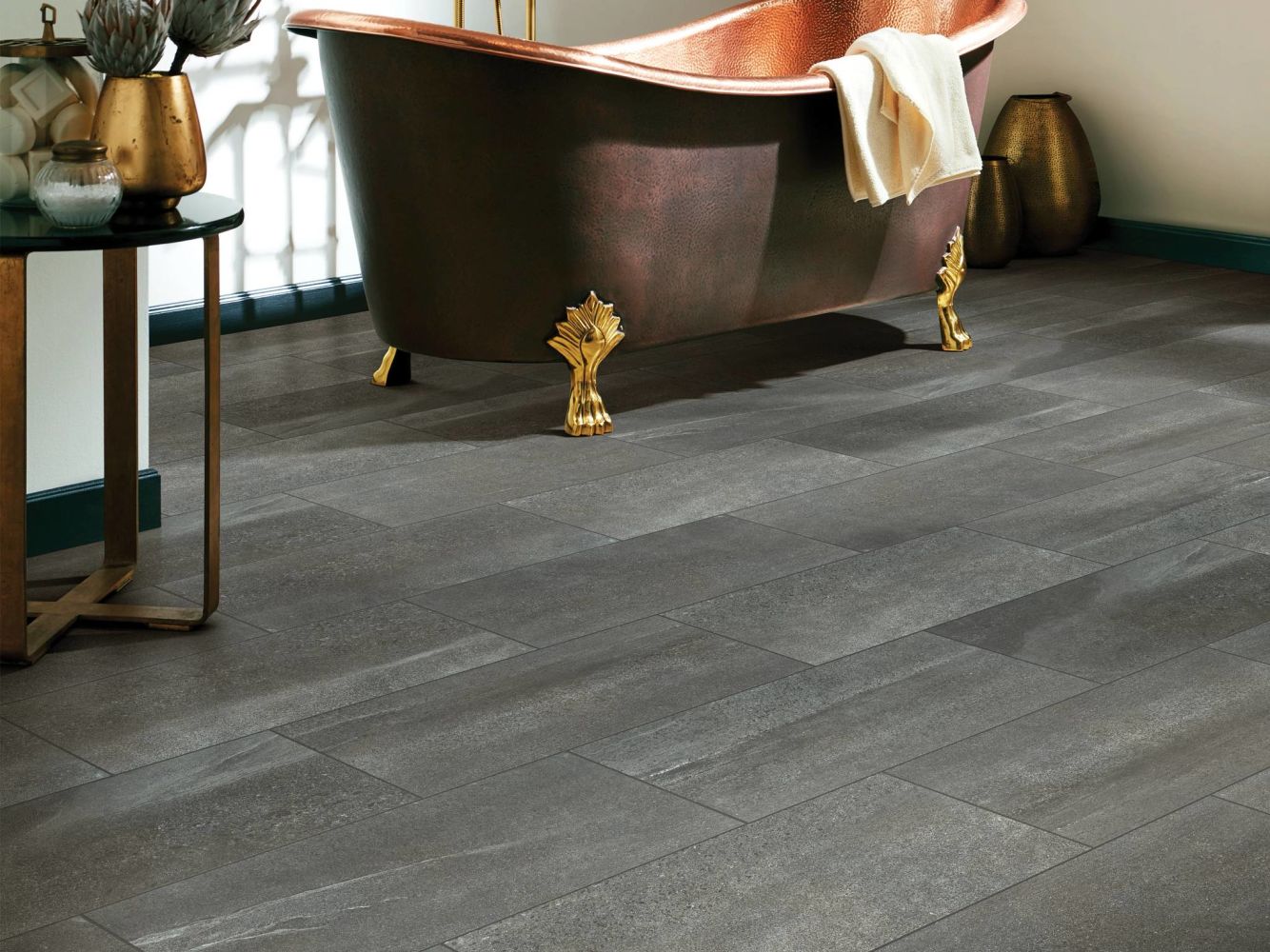 Shaw Floors Home Fn Gold Ceramic Sphinx 12×24 Anthracite 00590_TL65C