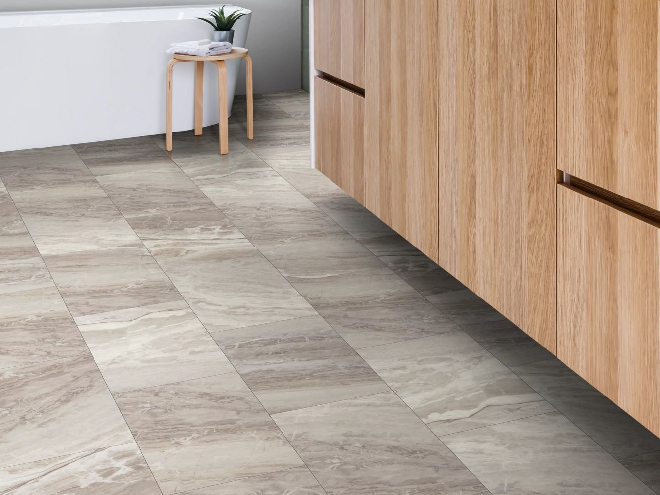 Shaw Floors Resilient Residential Paragon Tile Plus Milan Grey 01102_1022V