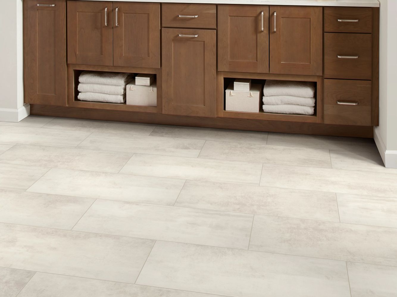 Shaw Floors Resilient Residential Paragon Tile Plus Bone 01125_1022V