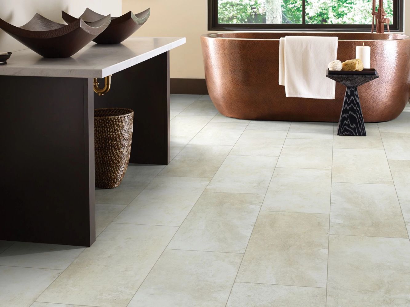 Shaw Floors Resilient Residential Paragon Tile Plus Shale 00281_1022V