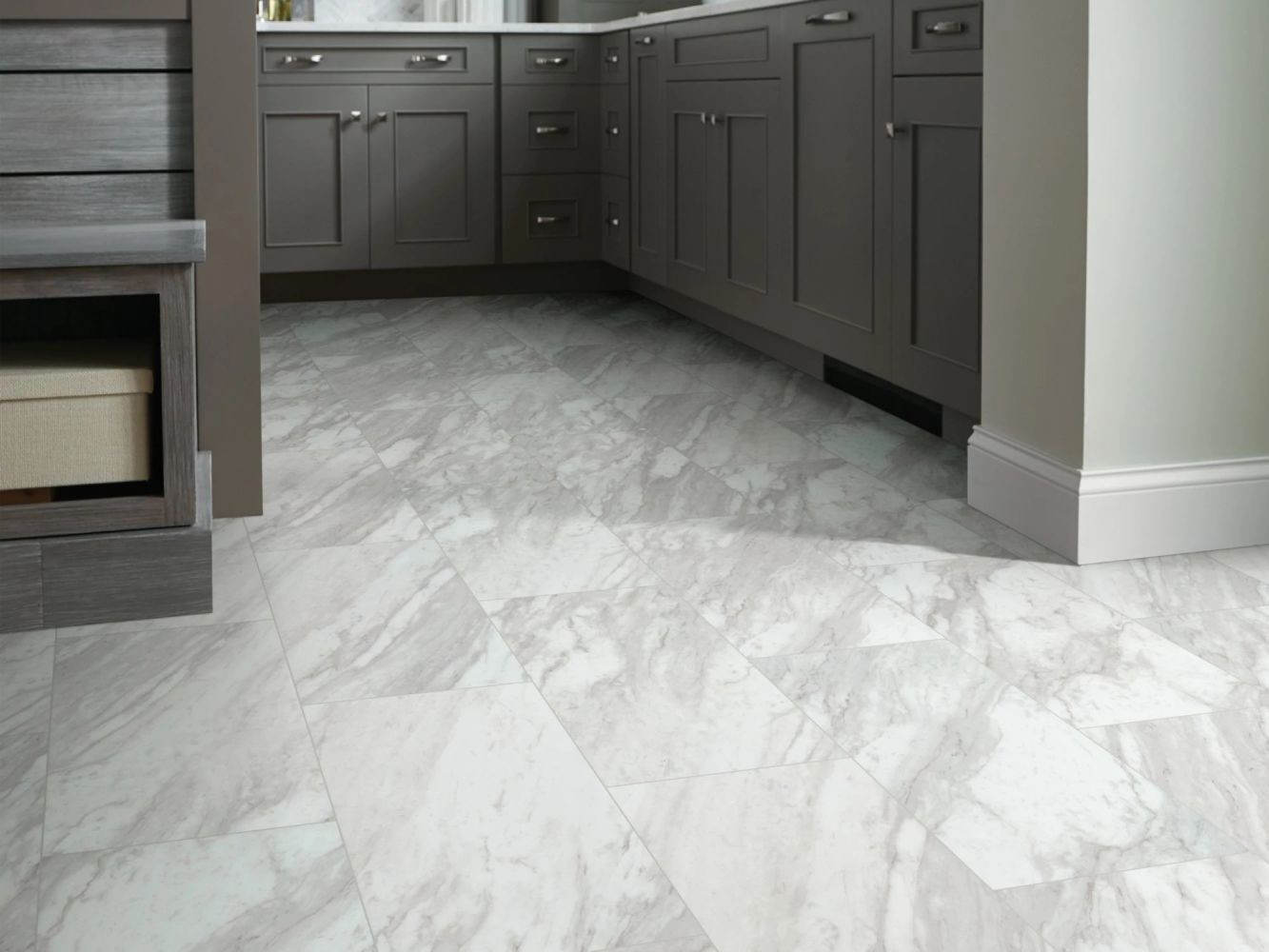 Shaw Floors Resilient Residential Paragon Tile Plus Oyster 01010_1022V