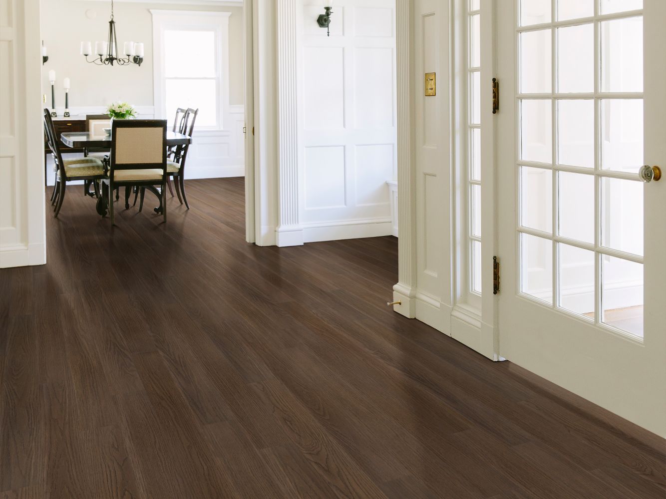 Shaw Floors Resilient Residential Traditions Chocolate Oak 07337_3527V