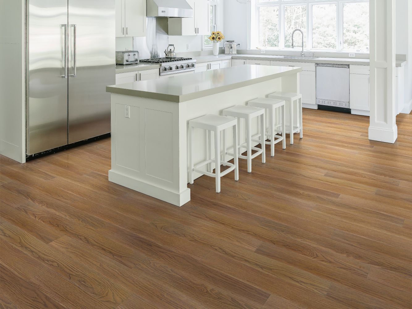 Shaw Floors Resilient Residential Traditions Saddle Oak 07338_3527V