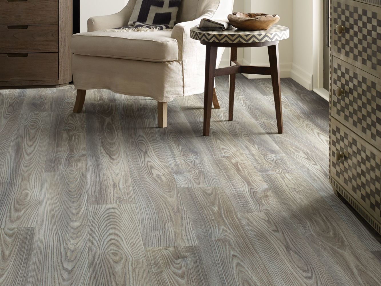 Shaw Floors Resilient Property Solutions Brio Plus Grey Chestnut 07062_VE285