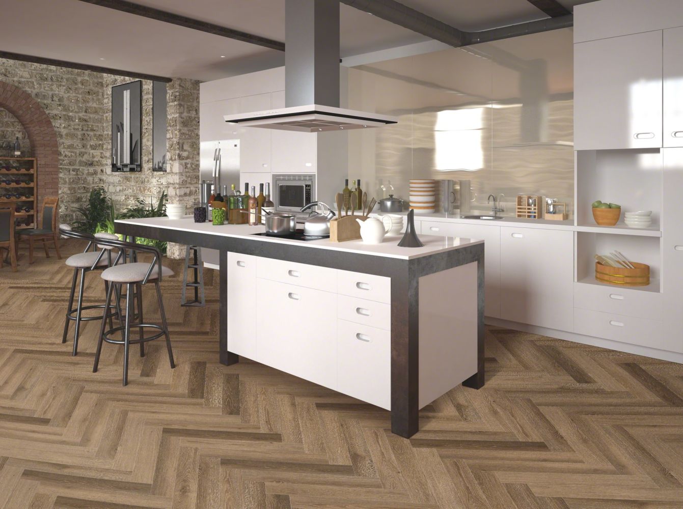 Shaw Floors Resilient Residential Coretec- Plus Enhanced Herring Rome Oak 00793_VV497