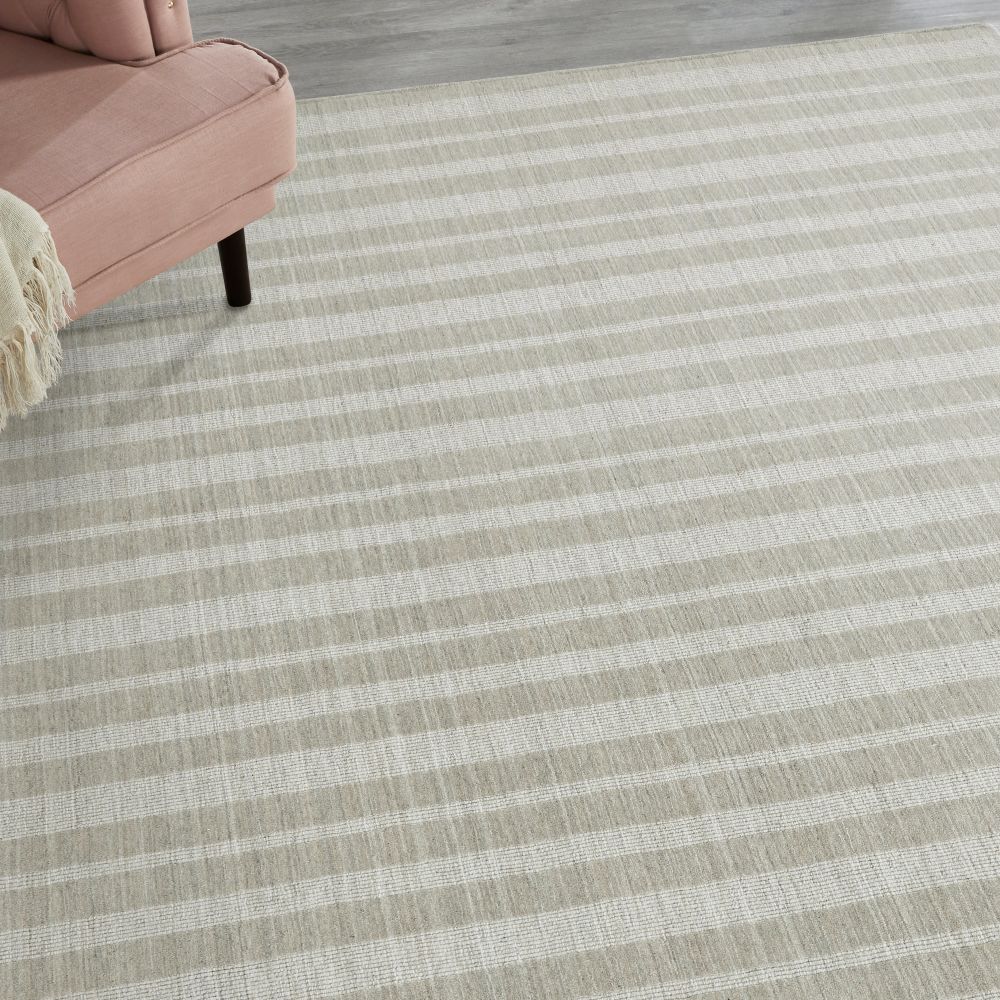 Stanton Rug Company Aubree Stripe Rug FOSSIL 0’9″ x 1’0″ AUBRS-FOSSI-0-0-AR-9X12