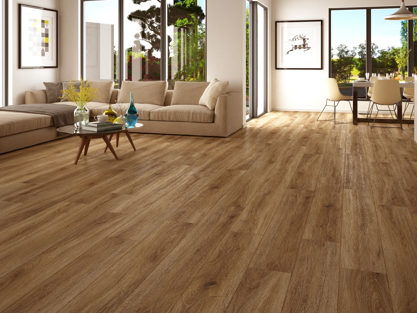 Stanton Decorative Waterproof Woodlands Toffee WDLNS-23329