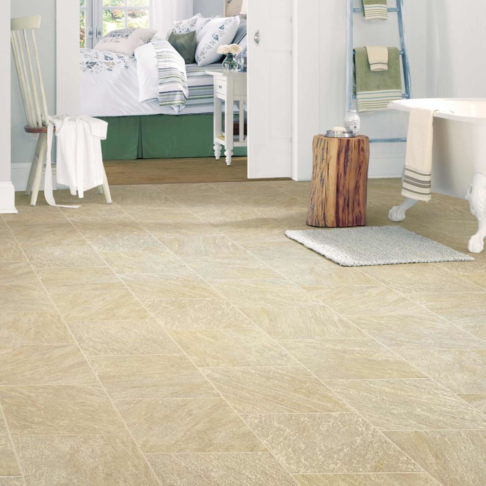 Tarkett Lifetime™ Quartzite Tile, Brown 220057036